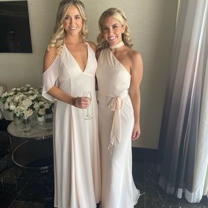 Amsale Chiffon Bridesmaid Dress